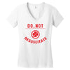 do not resuscitate Women's V-Neck T-Shirt