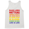 black lives matters, women's rights are human rights Tank Top