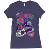 invader flakes Ladies Fitted T-Shirt