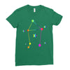 libra rainbow sign Ladies Fitted T-Shirt