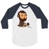 abraham play the game 3/4 Sleeve Shirt