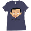 mr bean Ladies Fitted T-Shirt