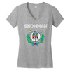 snowman christmas Women's V-Neck T-Shirt