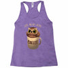 owl coffee Racerback Tank