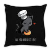 all you knead is love Throw Pillow