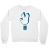 llap foam finger Crewneck Sweatshirt