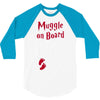 Muggle On Board Red 3/4 Sleeve Shirt