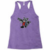 rocket vintage cartoon style Racerback Tank