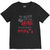 my broom broke so now i drive a mopar V-Neck Tee