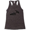 evolution of a biker dirt bike mx motocross t shirt men Racerback Tank