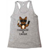 champagne and caviar Racerback Tank