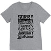 This Guy Is Taken By A Super Sexy January Girlfriend V-Neck Tee