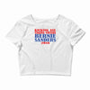 kicking ass taking voters bernie sanders for president 2016 Crop Top
