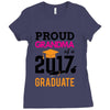 Class of 2017 Proud Mother Graduation Ladies Fitted T-Shirt