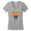 Doom With Mask Women's V-Neck T-Shirt