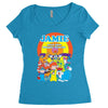 jamie and the magic torch cult funny retro Women's Triblend Scoop T-shirt