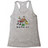 baseball game on short Racerback Tank