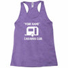 personalised your name caravan club funny gift Racerback Tank