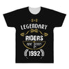 legendary riders are born in 1992 All Over Men's T-shirt