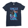 uncle of the birthday girl Ladies Fitted T-Shirt