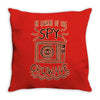 be aware of the spy crowave Throw Pillow