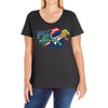 nasty woman vs trump Ladies Curvy T-Shirt