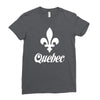 quebec canada Ladies Fitted T-Shirt