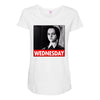 wednesday addams Maternity Scoop Neck T-shirt