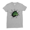 Hulk Fist Ladies Fitted T-Shirt