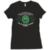 in my head i'm playing rugby Ladies Fitted T-Shirt