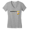 Mom to Bee Baby Girl Women's V-Neck T-Shirt