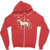 unicorn meat Zipper Hoodie