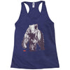bear block Racerback Tank