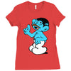 tobias smurf Ladies Fitted T-Shirt