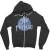 glib phrase Zipper Hoodie