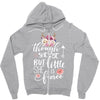 Tough She Be But Little She Is Fierce Zipper Hoodie