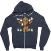 chewie and porgs Zipper Hoodie