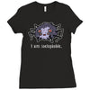 people scare me Ladies Fitted T-Shirt