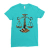 ethnic libra Ladies Fitted T-Shirt