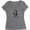 venom nom nom Women's Triblend Scoop T-shirt
