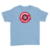 deadpool was here (captain america) Youth Tee