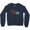 coffe squirrel Crewneck Sweatshirt