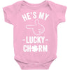 he's my lucky charm Baby Onesie