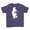 sax player lady face optical illusion Youth Tee