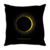 come the sun solar eclipse Throw Pillow