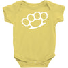 brass knuckles Baby Onesie