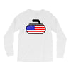 usa curling Long Sleeve Shirts