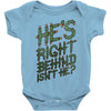 zombie right behind Baby Bodysuit