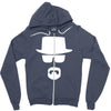 breaking bad heisenberg walter Zipper Hoodie
