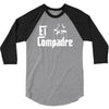 el compadre   the godfather in spanish espanol movie symbol mexcian te 3/4 Sleeve Shirt